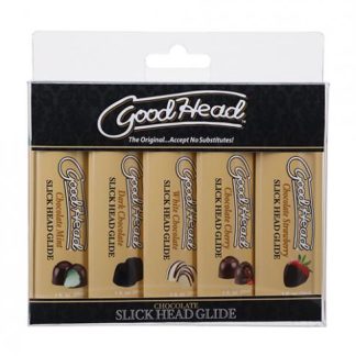 Goodhead Chocolate Slick Head Glide - Asst. Flavors Pack Of 5